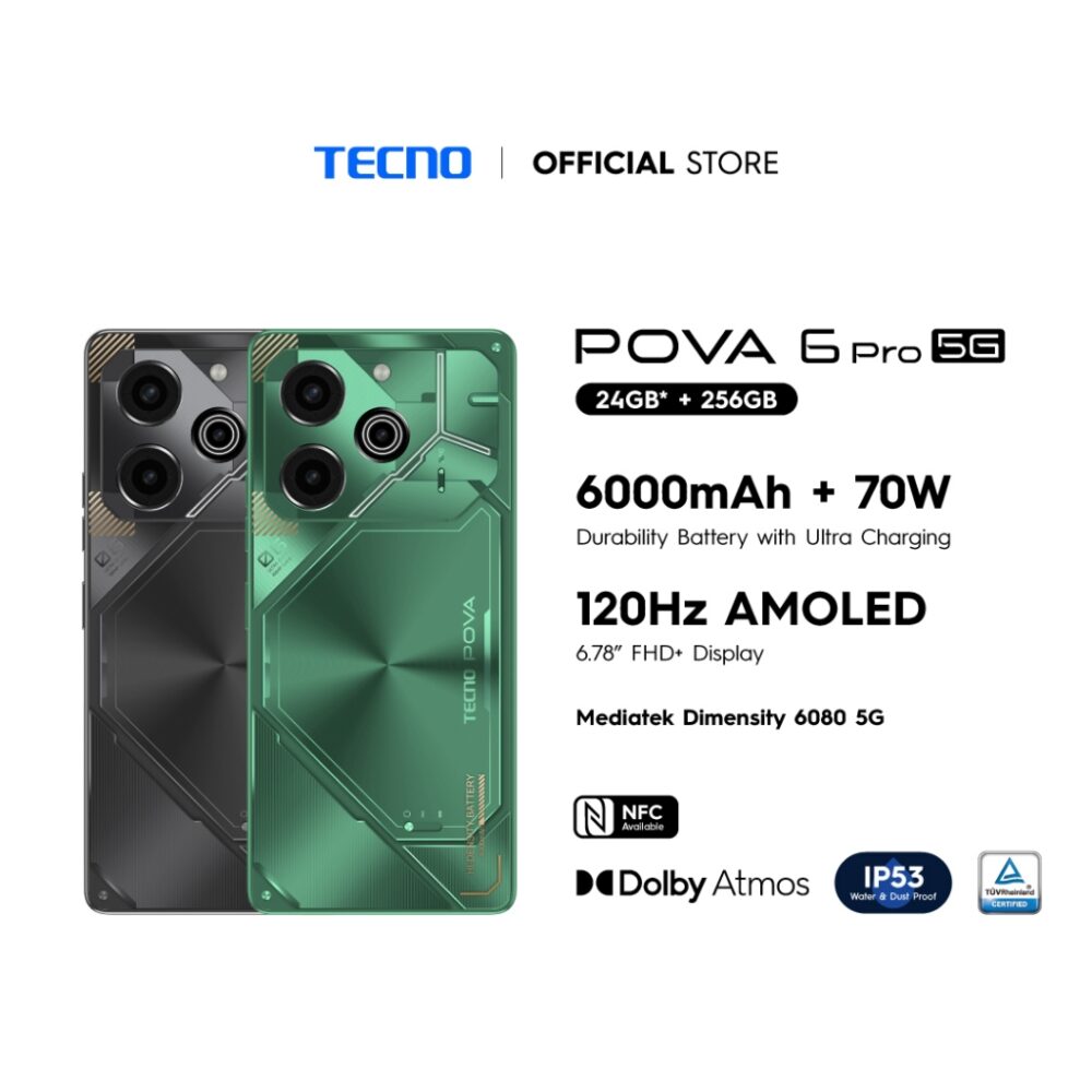 TECNO POVA 6 PRO تكنو بوبا 6 برو